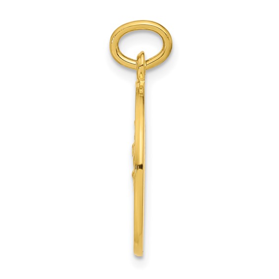 Sterling Silver 24k Gold-plated Football St. Christopher Medal