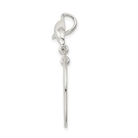 Sterling Silver Dolphin Charm Holder view 2