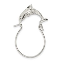 Sterling Silver Dolphin Charm Holder view 4