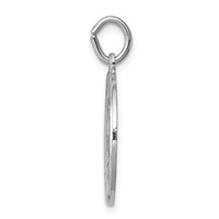 Sterling Silver Rhodium-plated Saint Joseph Medal view 2