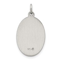 Sterling Silver Antiqued Saint Jude Thaddeus Medal view 4