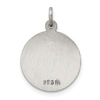 Sterling Silver Antiqued Saint Lucy Medal view 4