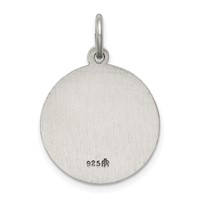 Sterling Silver Antiqued Saint Lucy Medal view 4