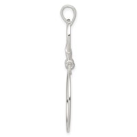 Sterling Silver Claddagh Charm Holder view 2