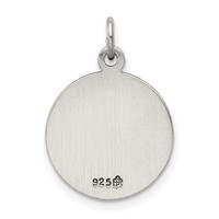 Sterling Silver Antiqued Saint Florian Medal view 4