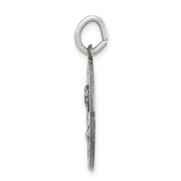 Sterling Silver Antiqued Saint Mark Medal view 2