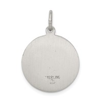Sterling Silver Antiqued Saint Mark Medal view 4
