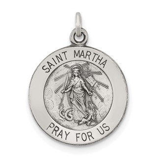 Sterling Silver St. Martha Pendants