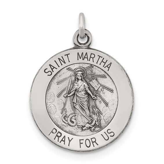 Sterling Silver St. Martha Pendants