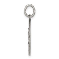 Sterling Silver Antiqued Saint Matthew Medal view 2
