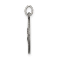 Sterling Silver Antiqued Saint Peter Medal view 2