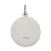 Sterling Silver Antiqued Saint Roch Medal view 4