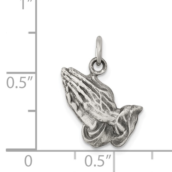 Sterling Silver Praying Hands Pendants