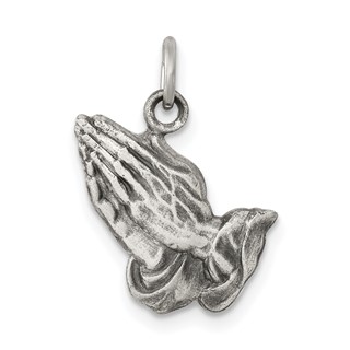 Sterling Silver Praying Hands Pendants