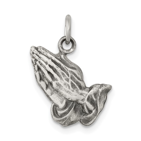 Sterling Silver Praying Hands Pendants