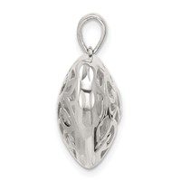 Sterling Silver Filigree Heart Pendant view 2