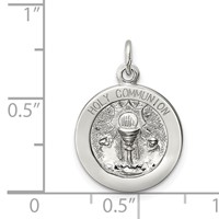Sterling Silver Holy Communion Medal view 4