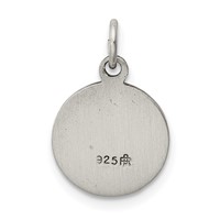 Sterling Silver Antiqued First Holy Communion Medal view 4