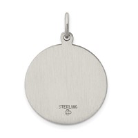 Sterling Silver Antiqued First Holy Communion Medal view 4