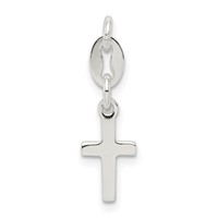 Sterling Silver Cross Charm view 1