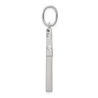 Sterling Silver Polished Cross Pendant view 2
