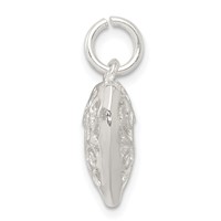 Sterling Silver Filigree Heart Charm view 2