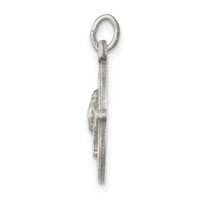 Sterling Silver Antiqued Holy Spirit Medal view 2