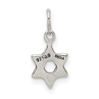 Sterling Silver Small Star of David Charm view 4