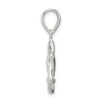 Sterling Silver 3-D Star of David Pendant view 2