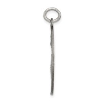 Sterling Silver Antiqued Mizpah Charm view 2
