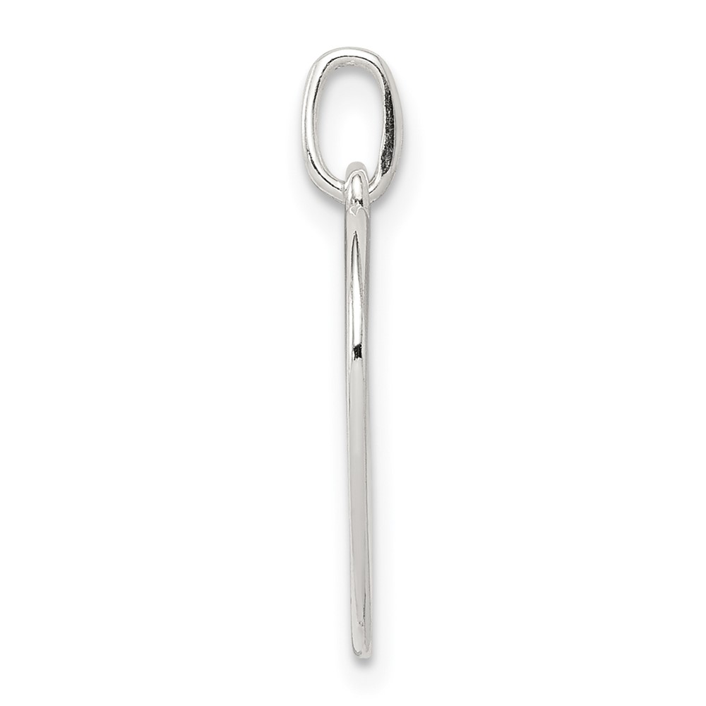 Sterling Silver Small Heart Charm (QC6007)