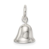 Sterling Silver Moveable Bell Charm view 4