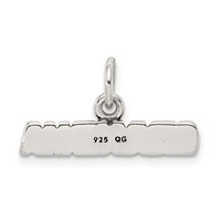Sterling Silver Antiqued Grandma Charm view 4