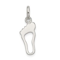Sterling Silver Foot Charm view 4