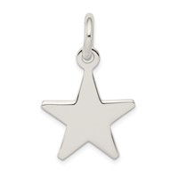 Sterling Silver Star Pendant view 1