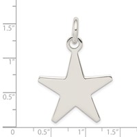 Sterling Silver Star Pendant view 3