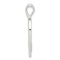 Sterling Silver Best Friend 2-piece Break Apart Heart Charm view 2