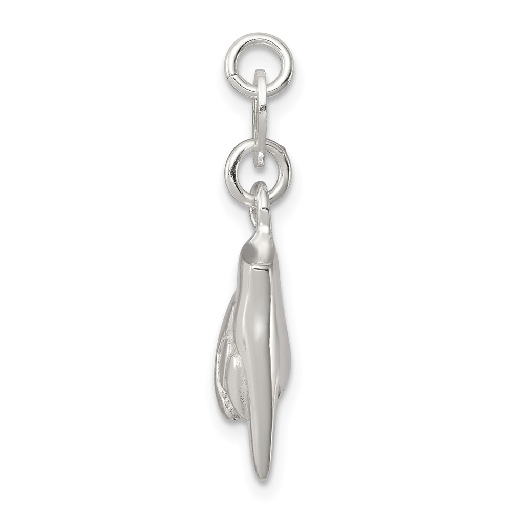 Sterling Silver Rock On Charm (QC6098)