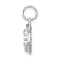 Sterling Silver Four Leaf Clover & Wishbone view 2