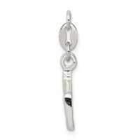 Sterling Silver Music Note Charm view 2