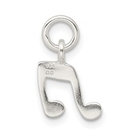 Sterling Silver Music Note Charm view 4