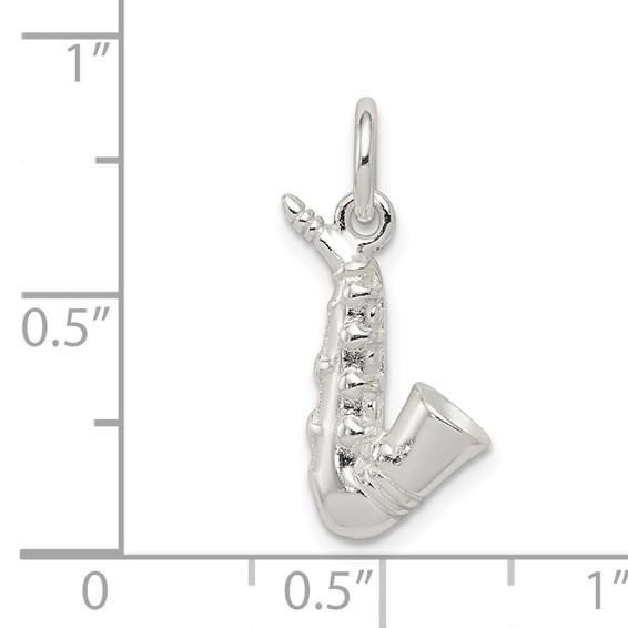 Sterling Silver Saxophone Charm