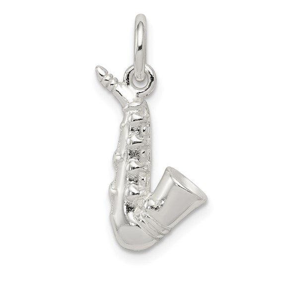 Sterling Silver Saxophone Charm