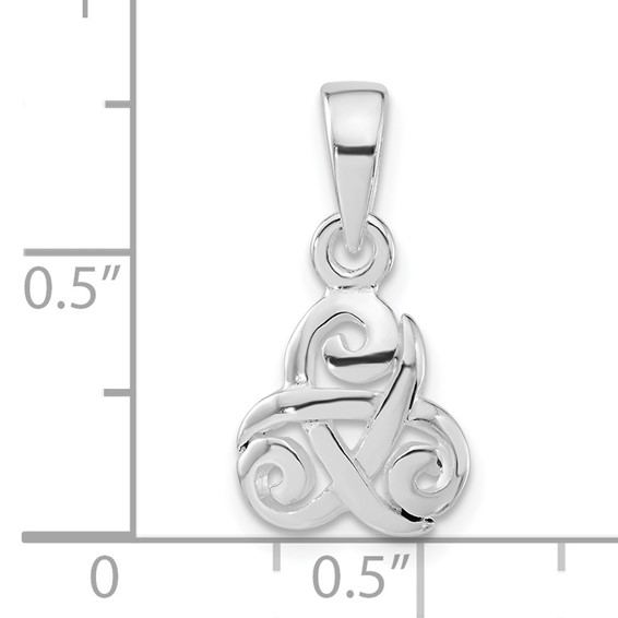 Sterling Silver Polished Fancy Charm