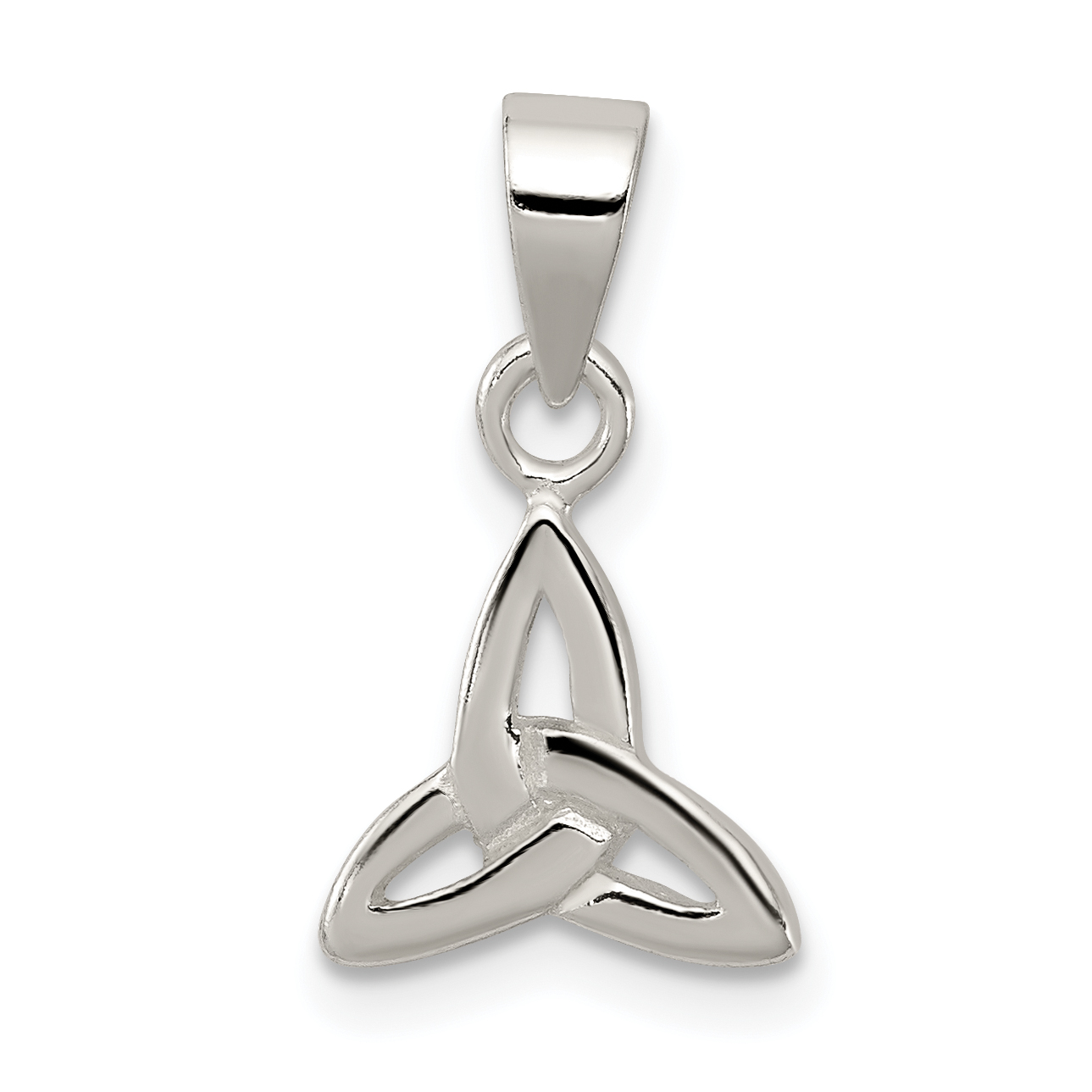Sterling Silver Trinity Charm (QC6132)