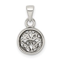 Sterling Silver Antiqued Celtic Pendant view 4