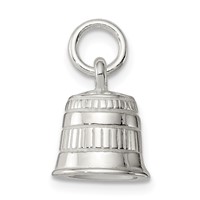 Sterling Silver Thimble Charm view 2