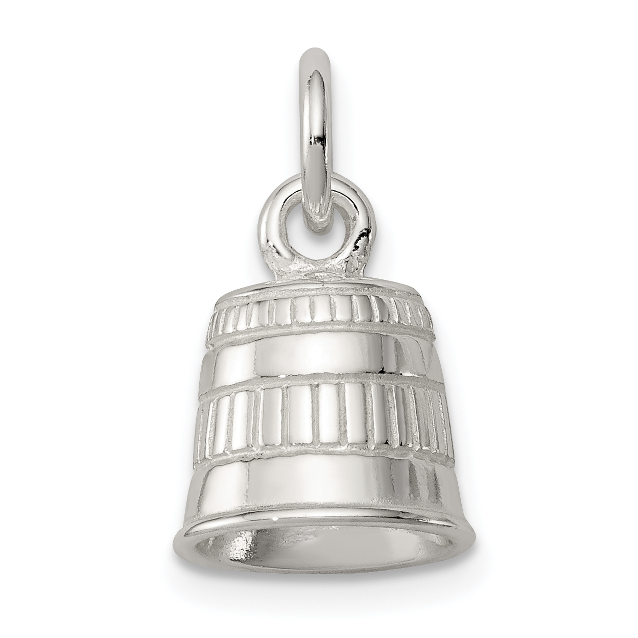 Sterling Silver Thimble Charm (QC6161)