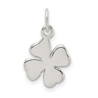 Sterling Silver 4 Leaf Clover Charm view 4