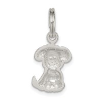 Sterling Silver Enameled Puppy Charm view 4